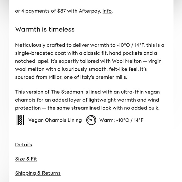 Aritzia Babaton New Stedman Coat (Medium in Dovetail Taupe) - Picture 7 of 8